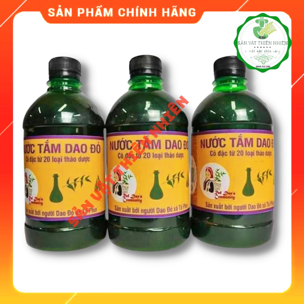 [Có Video Thật] Nước tắm thảo dược Dao Đỏ Sapa cô đặc thảo dược quý phục hồi tăng cường sức khỏe hiệu quả 100%