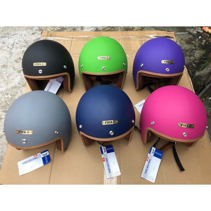 Nón Bảo Hiểm 3/4 Đầu Fifa Cao Cấp Bảo Hành 12 Tháng