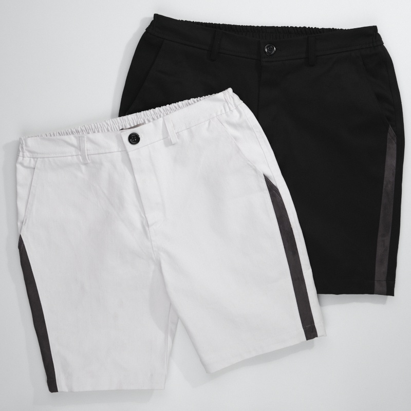 Quần Short Kaki EASTERN Lưng Thun Chất Liệu Kaki Cao Cấp Co Dãn Màu Đen - ARLO