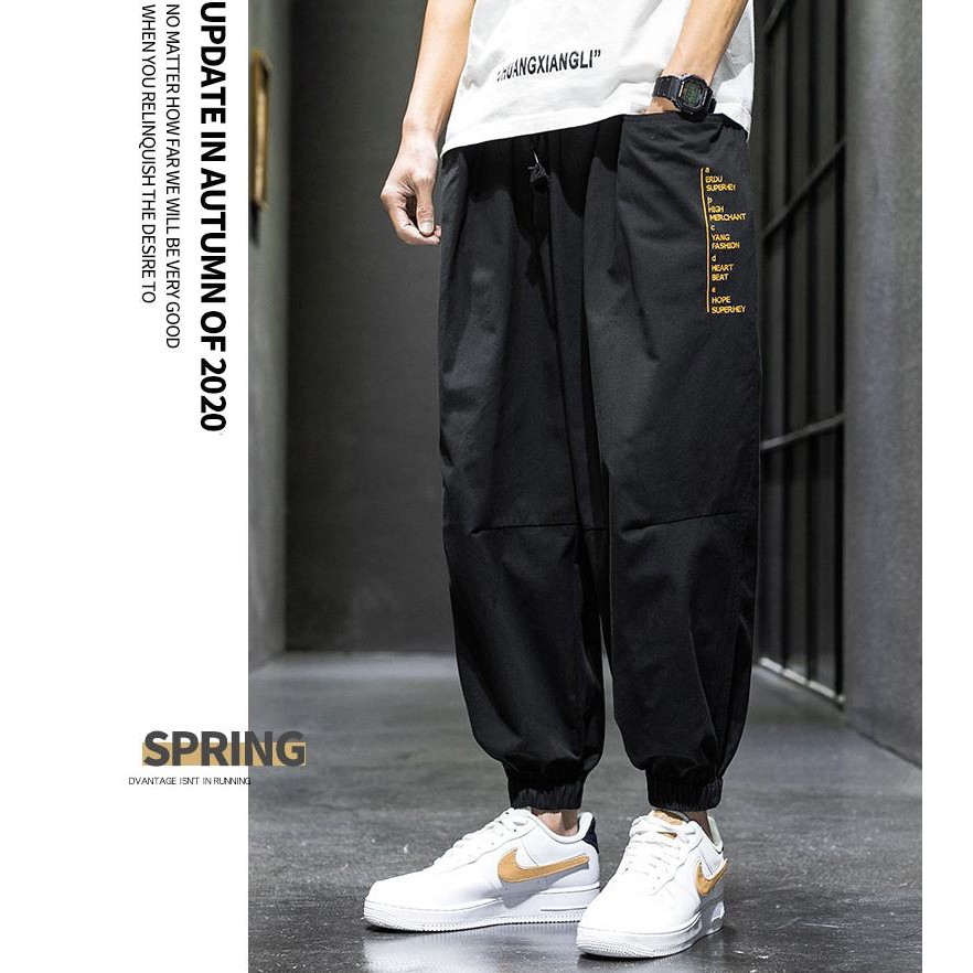 Quần jogger thụng chất thô KAT-unisex