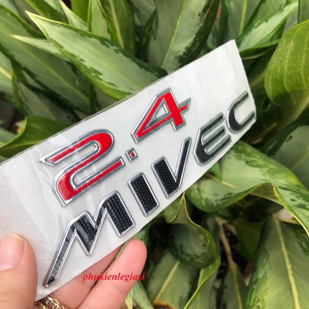 Chữ Mivec cho các dòng xe Mitsubishi Grandis Mivec 2.4