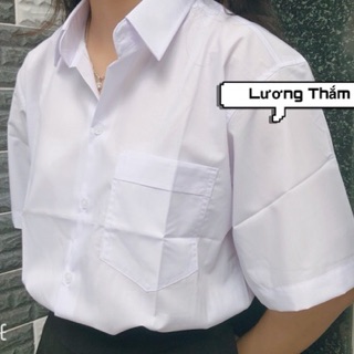 Sơ mi trắng tay lỡ
