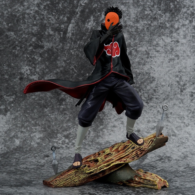 Mới Mô Hình Nhân Vật Naruto Shippuden Akatsuki Tobi Obito Uchiha Bằng PVC Thay Đổi Màu Sắc Kích Thước 26cm