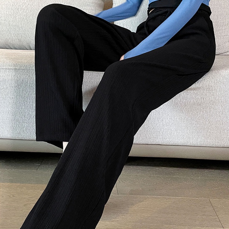 Quần SUXI ống rộng lưng cao thanh lịch cho nữ