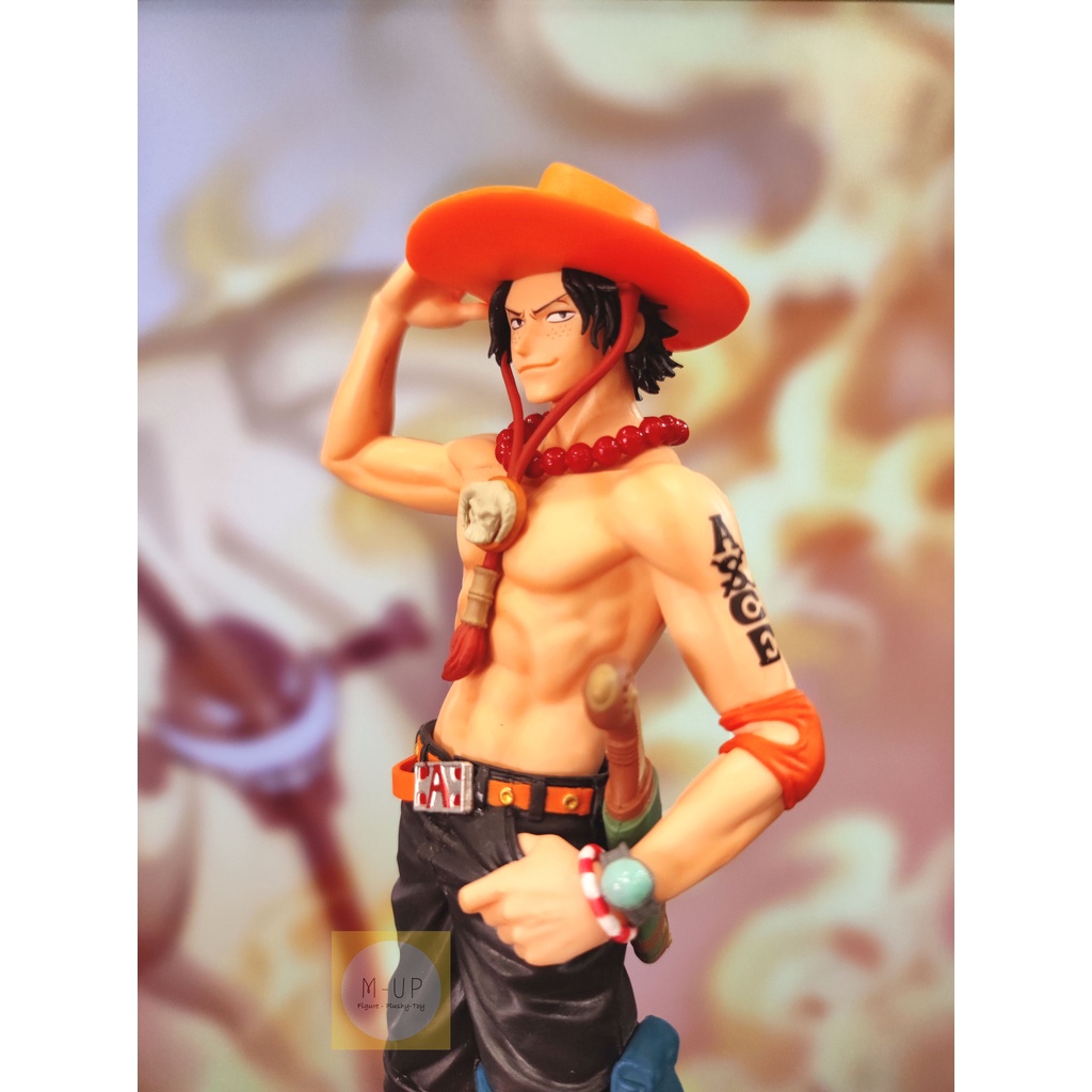 MÔ HÌNH PORTGAS D. ACE CHÍNH HÃNG BANPRESTO - ONE PIECE DXF - THE GRANDLINE SERIES - WANOKUNI vol.3 - A