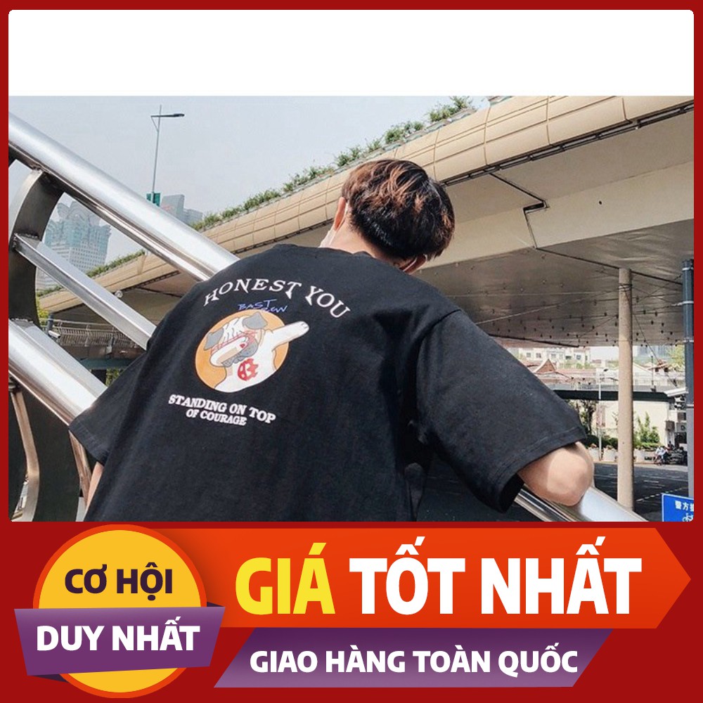 Áo thun HONEST YOU ĐEN UNISEX 1hitshop