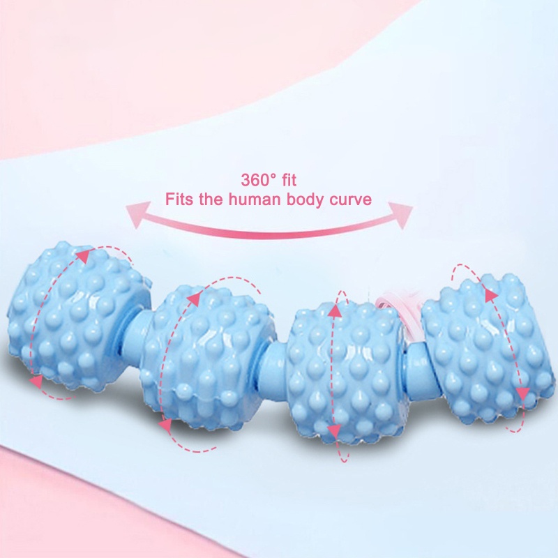 Con Lăn Mát Xa Cơ Bắp 12 Bánh 360 Độ Tiện Dụng° Con Lăn Mát Xa Cơ Bắp Chuyên Dụng Tiện Lợi