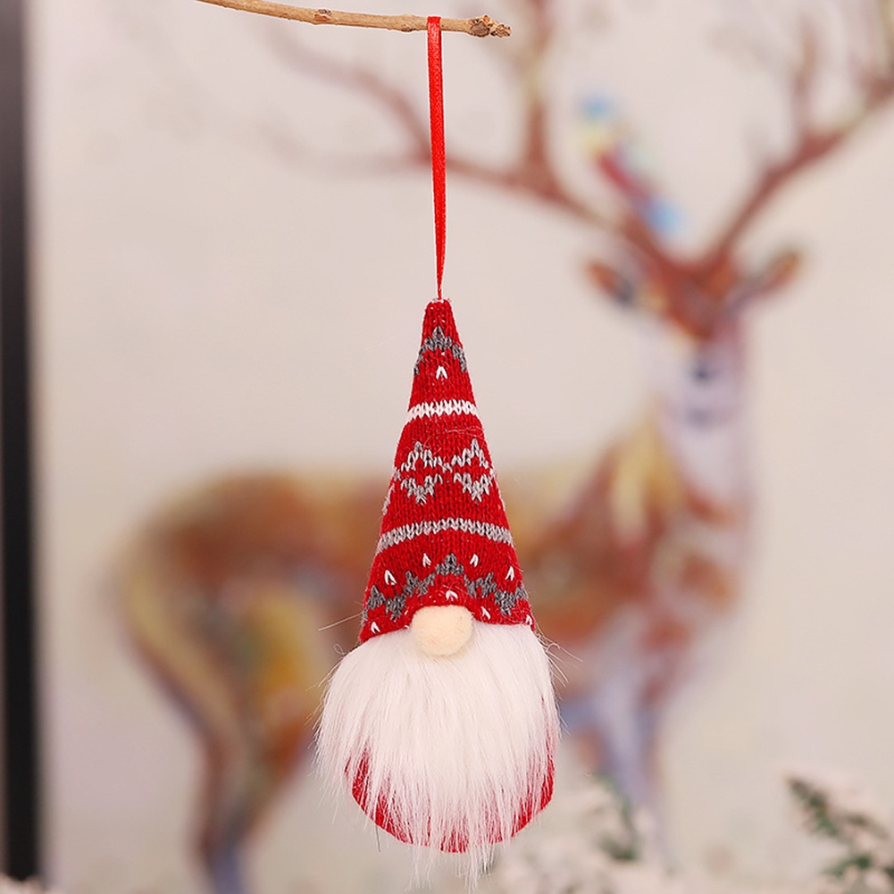 Phụ Kiện Treo Trang Trí Giáng Sinh Hình Mặt Ông Già Noel