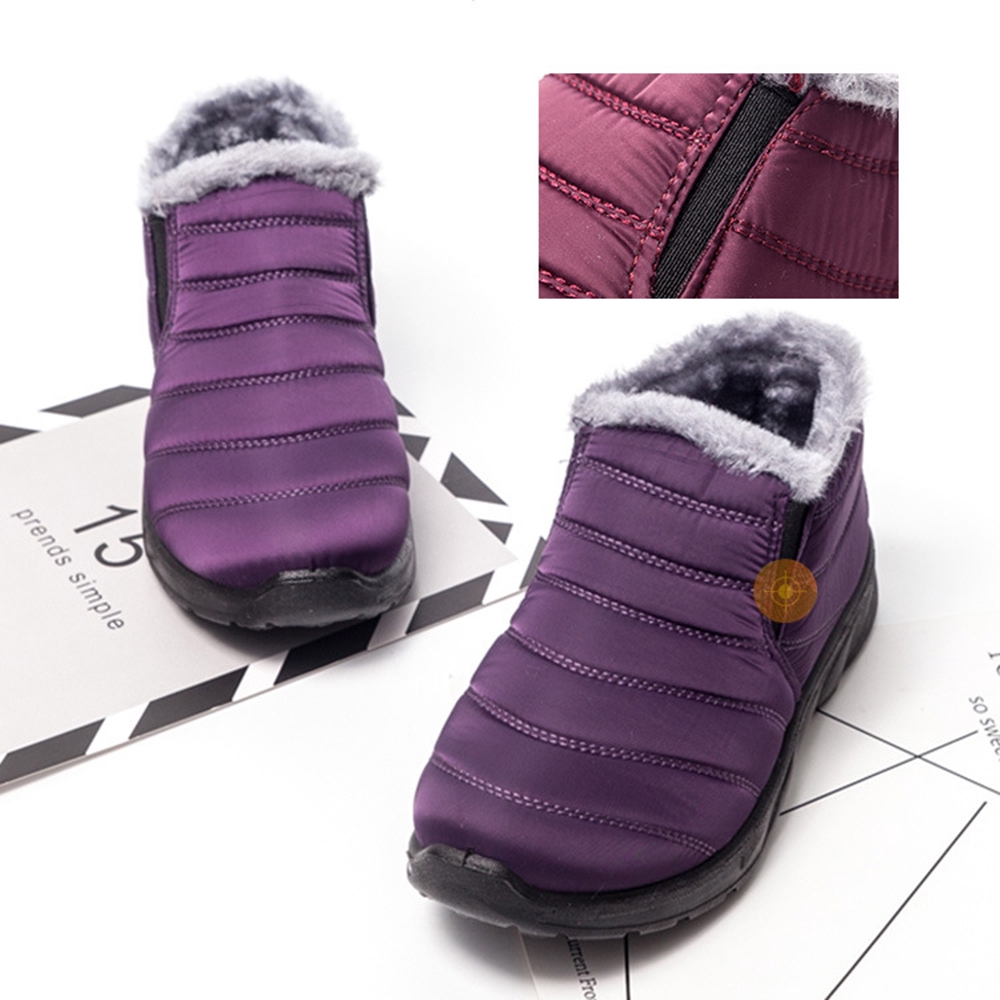 Giày Bốt Cổ Ngắn Đi Tuyết Chống Thấm Nước | BigBuy360 - bigbuy360.vn