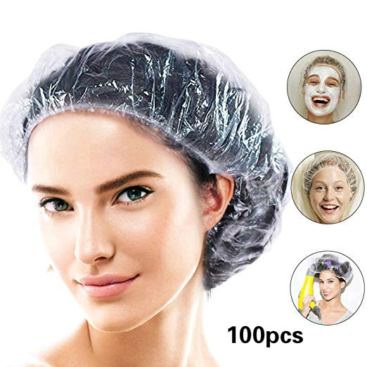 Bộ 100 mũ tắm bảo vệ tai chống thấm nước dùng một lần đa năng tiện dụng