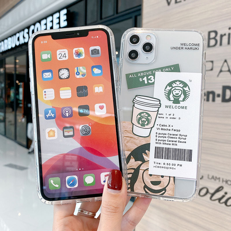 Ốp điện thoại mềm chống rơi trong suốt hình cô gái cho IPhone6 7 8 6plus 7plus 8 8plus X XS XR XSMAX 11 11Pro 11Promax | BigBuy360 - bigbuy360.vn