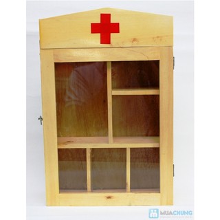 Tủ đựng thuốc gỗ y tế gia đình
