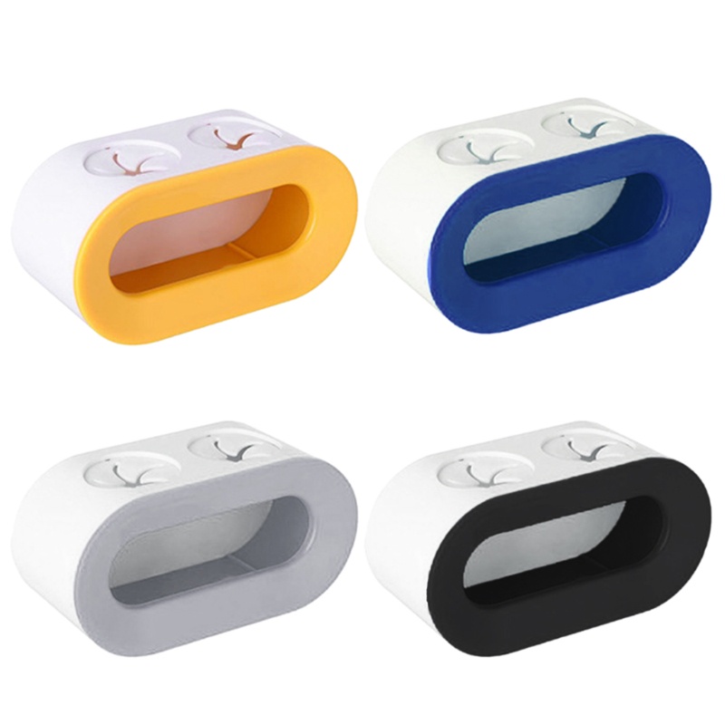 Giá Đỡ Bàn Chải Đánh Răng Điện Hai Lỗ Gắn Tường Tiện Lợi