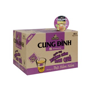 Thùng mì ly Cung Đình Khoai tây (24 ly)