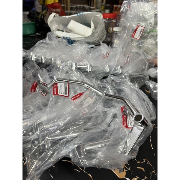 Đạp thắng xi inox gắn xe Dream hàng Zin Honda