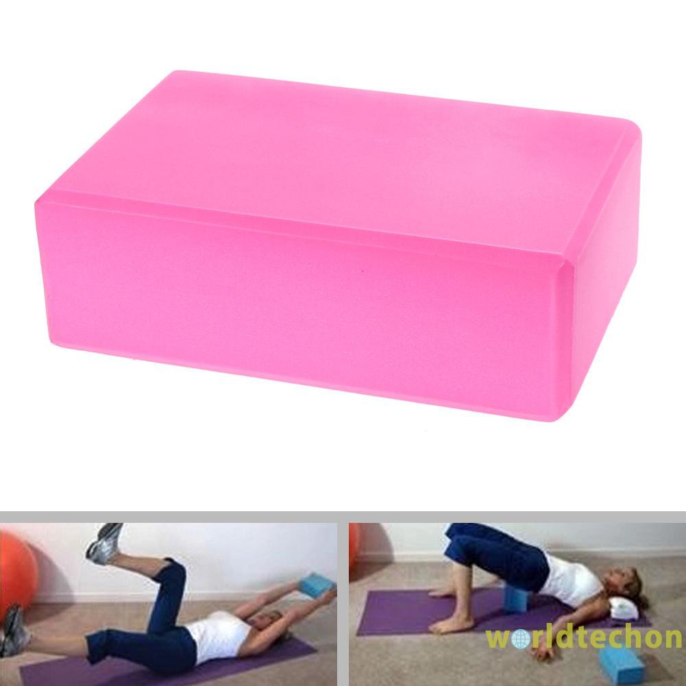 READY STOCK Yoga Block EVA Foam Pilates Brick Exercise Workout Fitness Sports Equipment