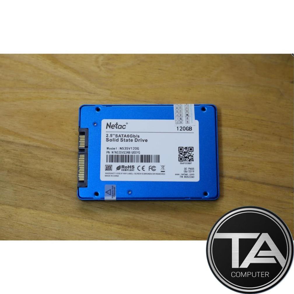 Ổ cứng SSD 120GB Netac N535S SATA III 6GB/s 2.5 inch Bảo Hành 36 Tháng | BigBuy360 - bigbuy360.vn