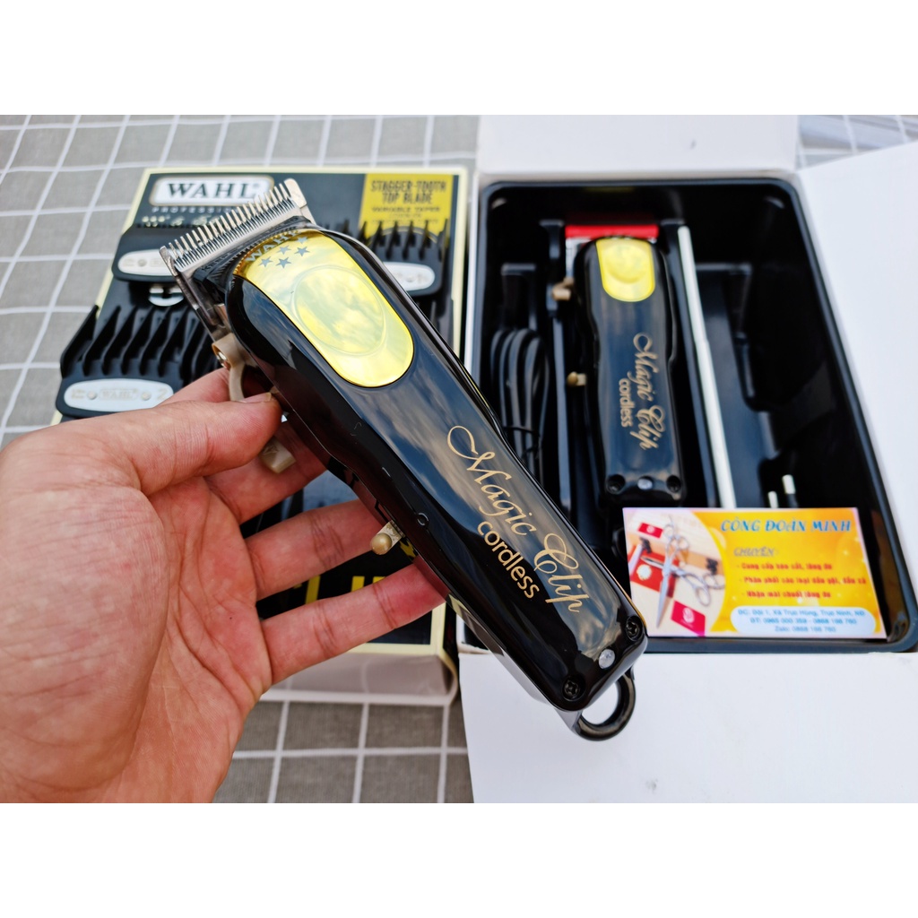 [Video,ảnh thật] Tông đơ cắt tóc magic T2-Dùng thử- Bảo Hành 6 Tháng - Lỗi 1 Đổi 1 - Công Phượng Sto