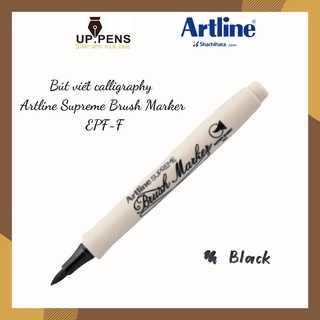 Bút brush viết calligraphy Artline Supreme Brush Marker EPF-F - Màu đen (Black)