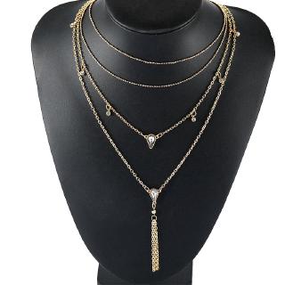 【Ready Stock】Exaggerated In Europe Multi-layer Fashion Vòng cổ for Women