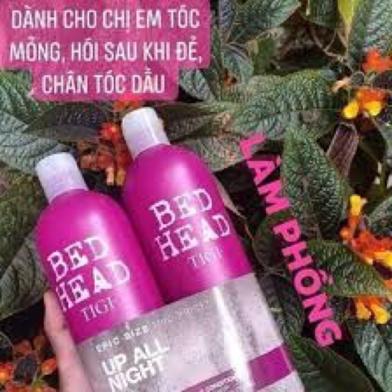 [USA] Cặp xả gội Tigi Tím 1500ml