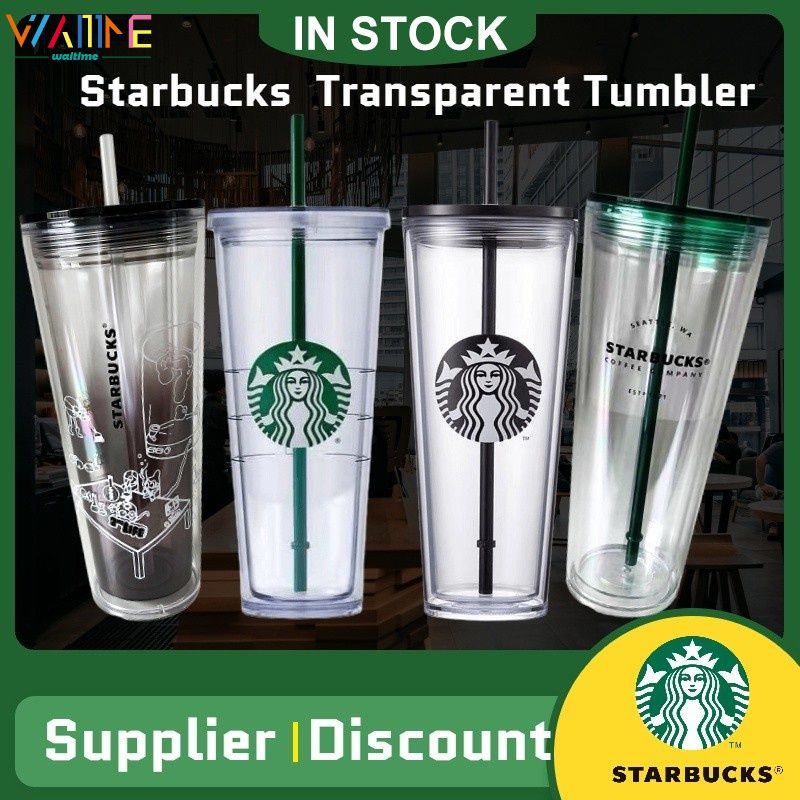 Ly đựng nước Starbucks trong suốt dung tích 473ml / 710ml