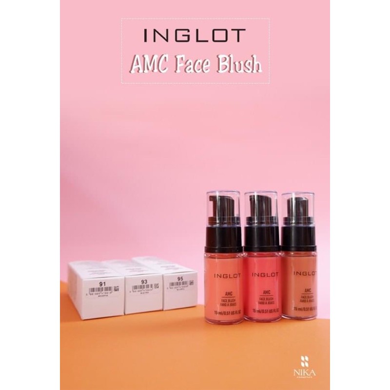 [NIKA STORY] Má hồng kem Inglot Face Amc Face Blush 15ml