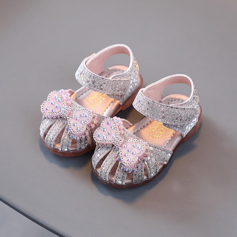 Sandal bé gái da bện giày tập đi Xăng đan công chúa cho bé 0-3 tuổi [DTD17]
