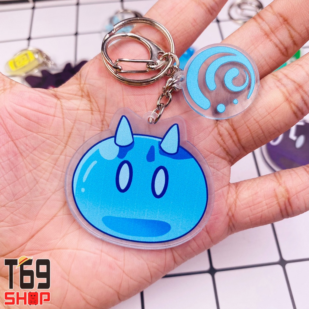 Móc khóa mica game Genshin Impact - Slime