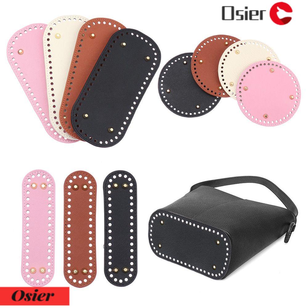 Đế Dài 1 Lỗ Bằng Da PU 52 Lỗ Hình Oval Làm Túi Xách Handmade DIY