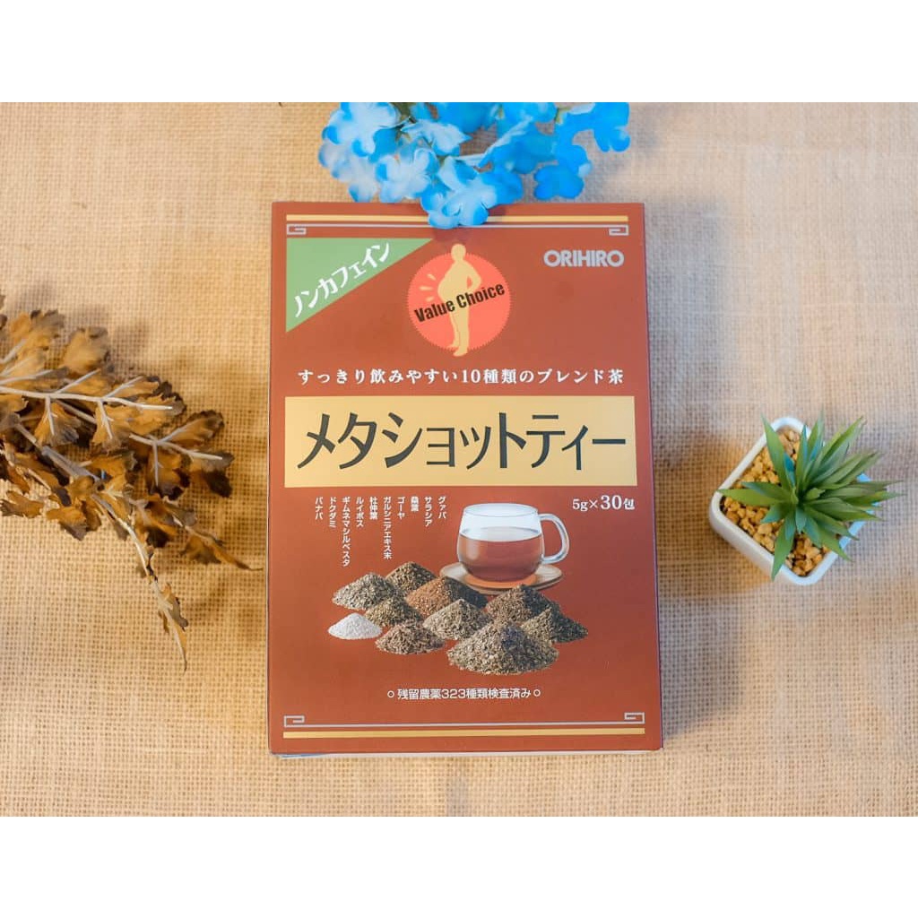 Trà Meta Shot Tea Orihiro hỗ trợ giảm cân 30 gói/hộp - Hàng chính hãng