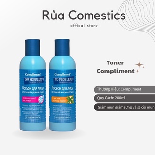 Toner Compliment No Problem làm sạch sâu da_Làm sạch da dịu nhẹ