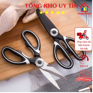 Kéo cắt thịt gà sắc bén, cắt thực phẩm, đồ dùng đa năng Happy Home