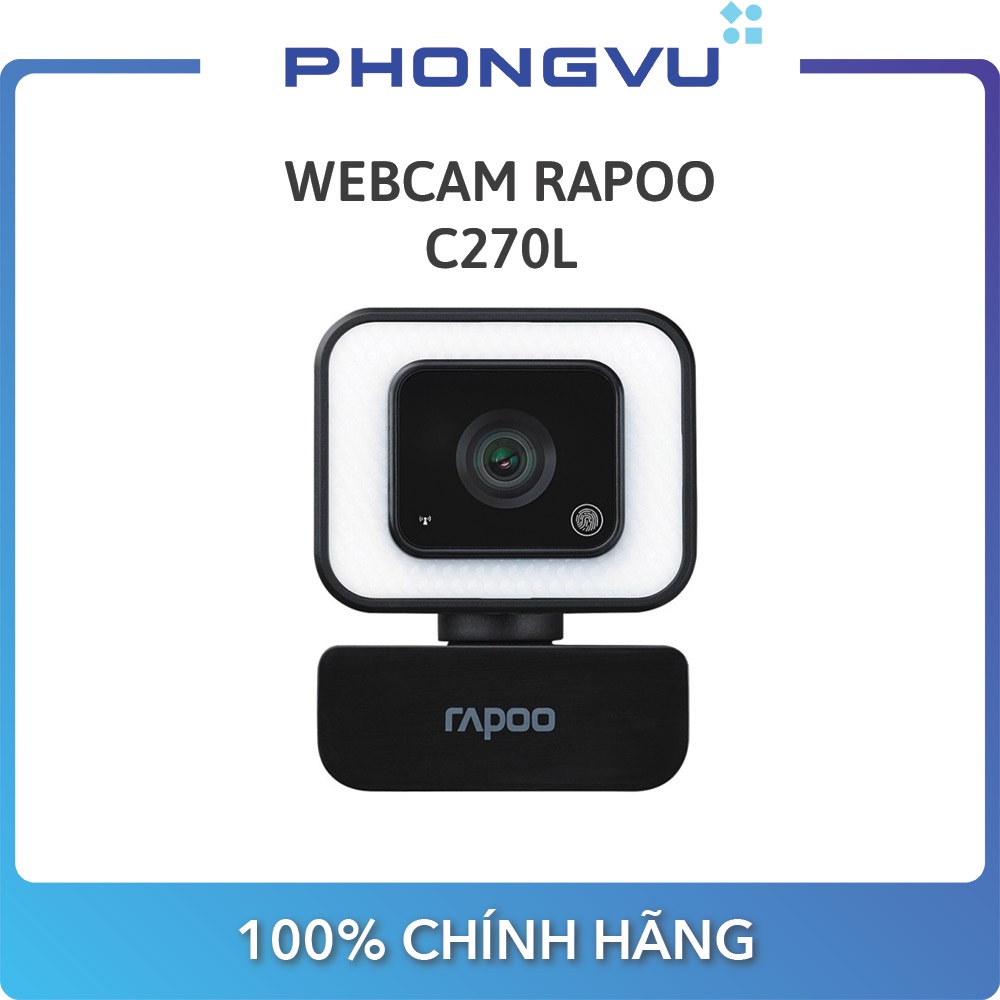 [Mã ELMALL10 giảm 10% đơn 500K] Thiết bị ghi hình/ Webcam Rapoo C270L