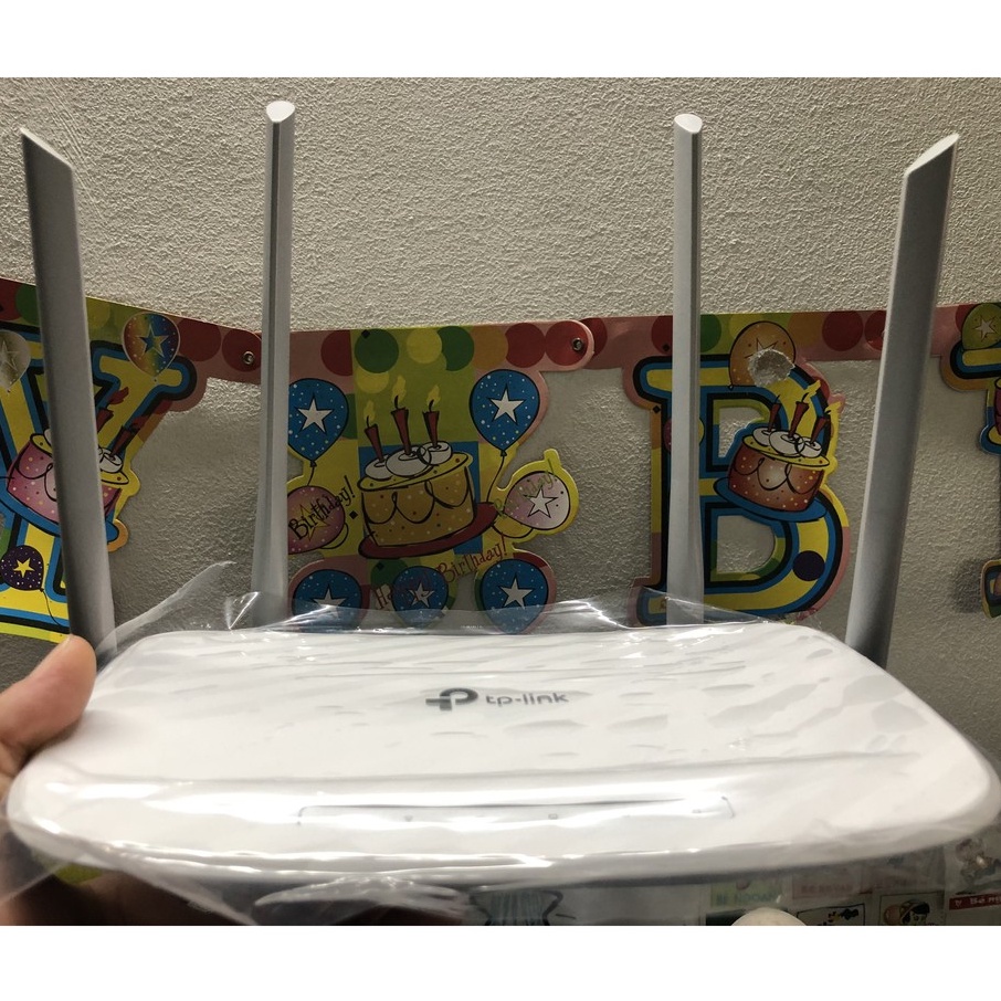Bộ phát sóng không dây wifi Tplink Acher C50  băng tần kép 4 ăng teng - Hàng Chính Hãng