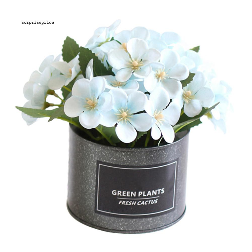 Bội chậu hoa thu hải đường nhân tạo dùng trang trí