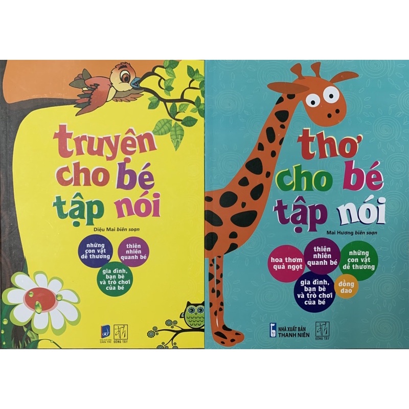 Sách - Truyện Thơ Cho Bé Tập Nói (bộ 2 quyển)