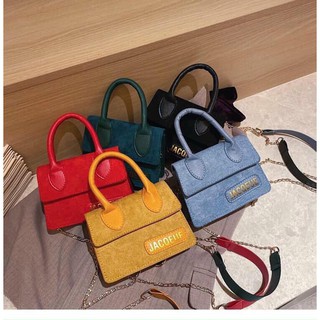 Túi Xách Đeo Chéo Đi Chơi Mini Da Lộn Quai Lệch Jac Kiểu Hàn Quốc A1-313