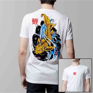 Áo thun Nhật Bản - Hình cá chép vàng