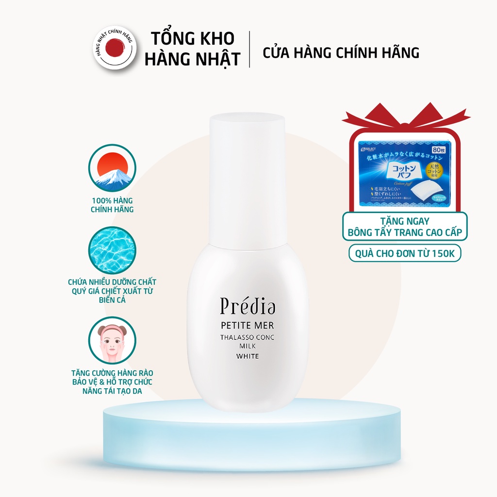 Sữa Dưỡng Trắng Da Predia Petite Mer Thalasso Conc Milk White (100 ml)