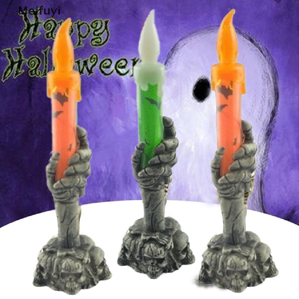 Giá Đỡ Đèn Hình Đầu Lâu Độc Đáo Trang Trí Tiệc Halloween