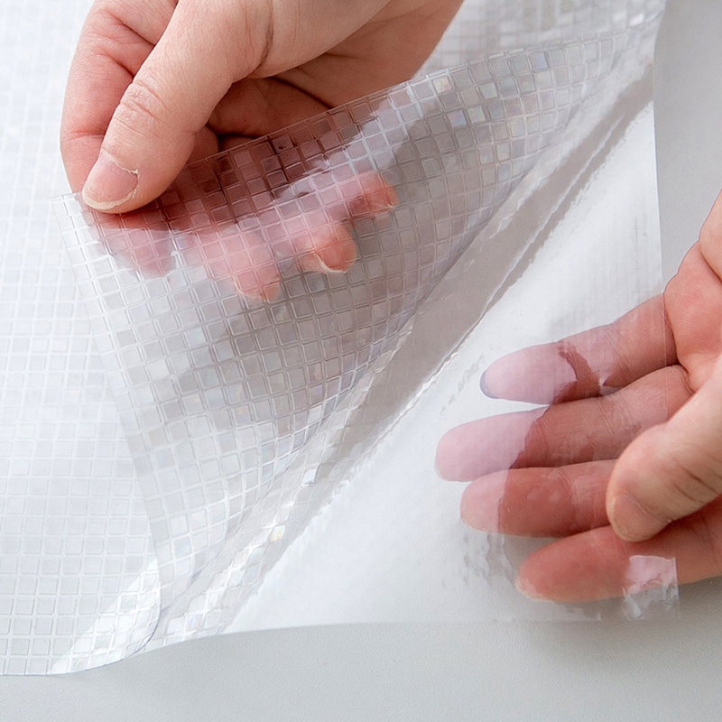 Miếng Dán Cửa Sổ Kính Họa Tiết Cầu Vồng 3D Dễ Thương
