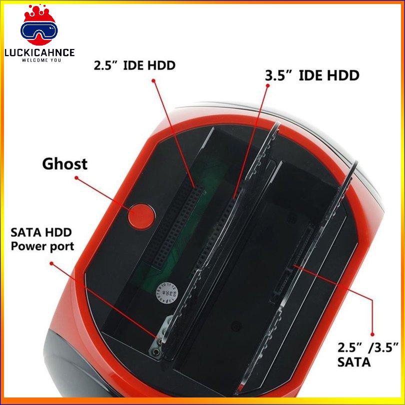 Đế Gắn Ổ Cứng Ngoài Hdd Usb 2.0 2.5 / 3.5 Inch Ide Sata Hdd (J6) | BigBuy360 - bigbuy360.vn