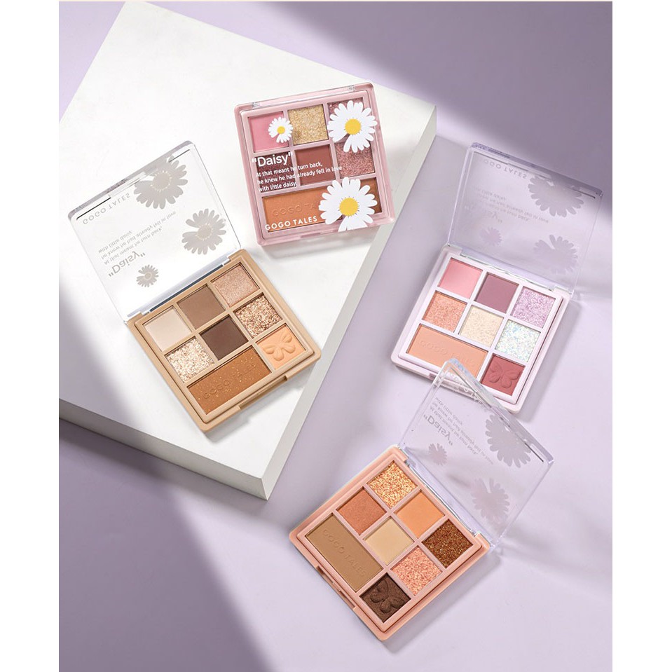 Phấn Mắt Nhũ Lì 8 Ô Màu GOGOTALES GT181 Daisy Cúc Họa Mi [ GOGO TALES ] | BigBuy360 - bigbuy360.vn