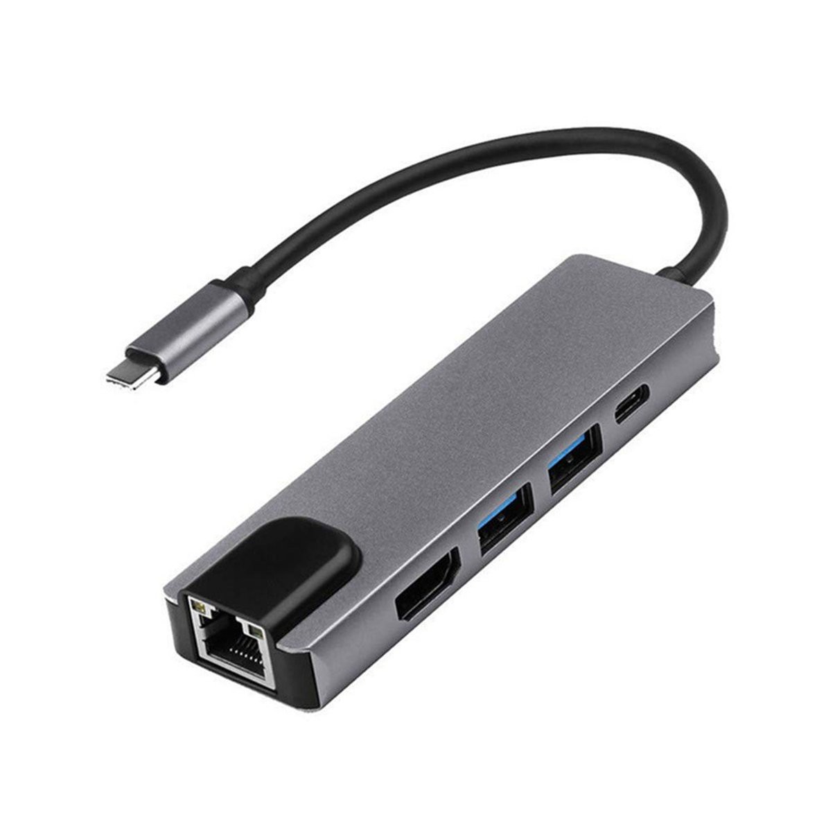 type-c docking station hdmi phone RJ45air for macbookpro converter type-c to HDMI USB * 2 LAN docking station