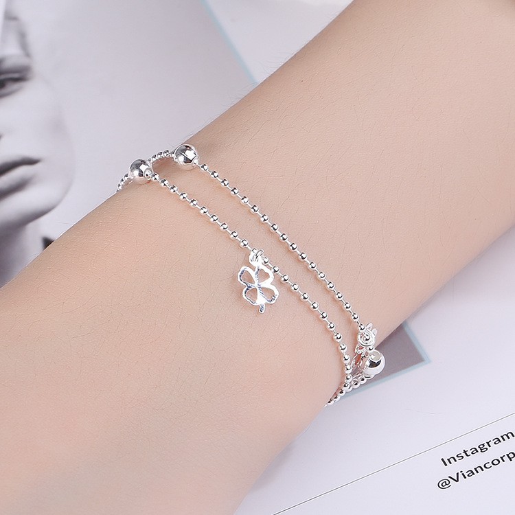 10 designs S925 Silver Bracelet Girls' Accessories Refined and Simple Bracelet Bamboo Bell Bracelet Multi-Style Personalized Design Bracelet Gelang wanita