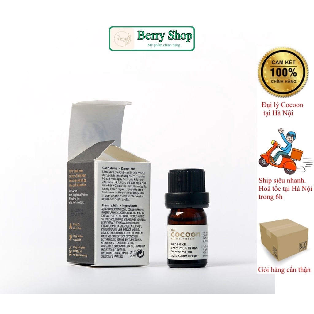 Dung dịch chấm mụn bí đao Cocoon 5ml