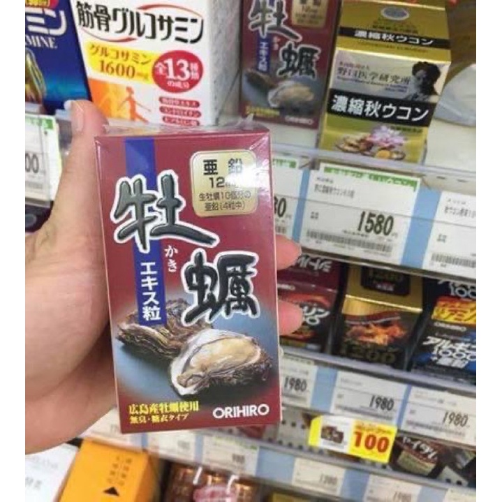 Viên uống tinh chất hàu tươi Orihiro Nhật Bản 120v