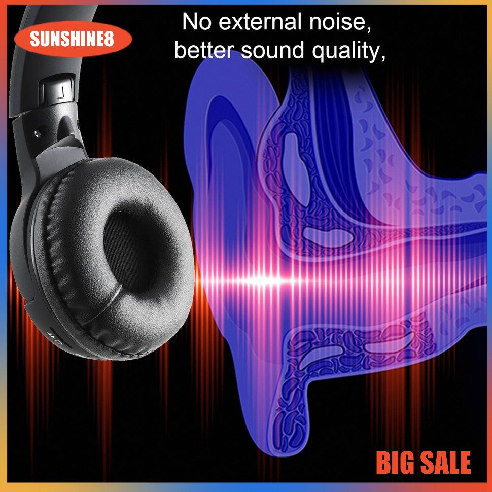 【SUN】E500BT Head-mounted Wireless Headsets Built-in Battery Music Sports Portable