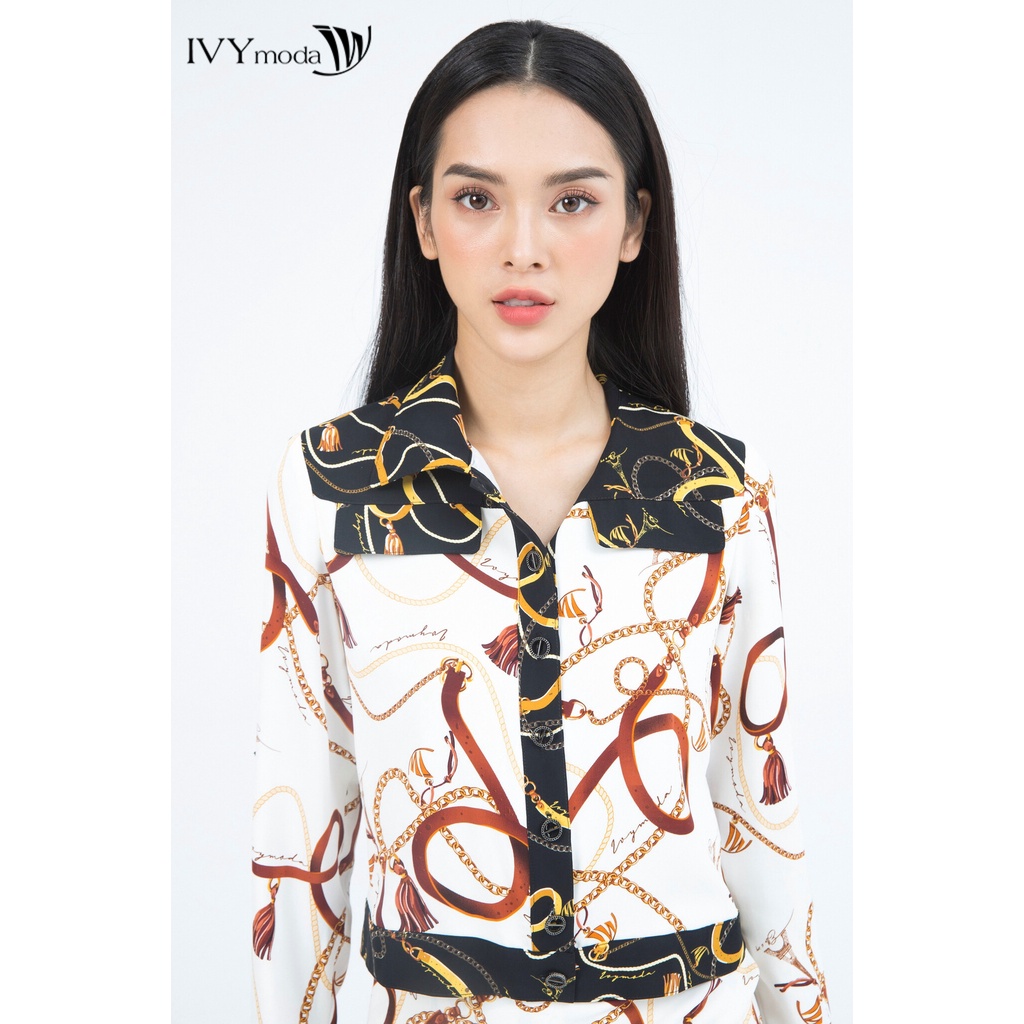 Áo vest cổ đức nữ IVY moda MS 67M4954